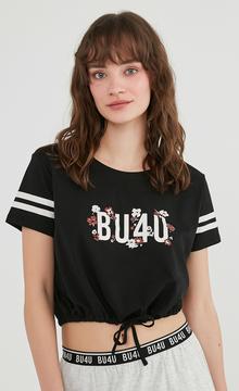 Bu4U Floral  T-shirt