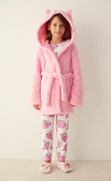 Capot Fetițe Pink Bear Robe