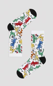 Keith Haring Colorful Socks