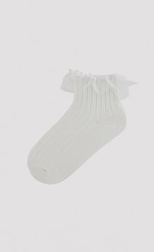 Girl White Frill Detailed Socket