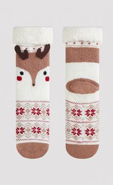 Deer Printed Socket Socks