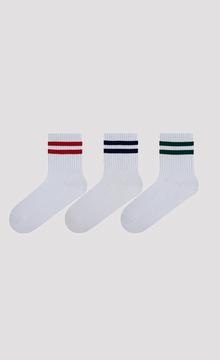 Colourful Stripe Printed Tennis Socket